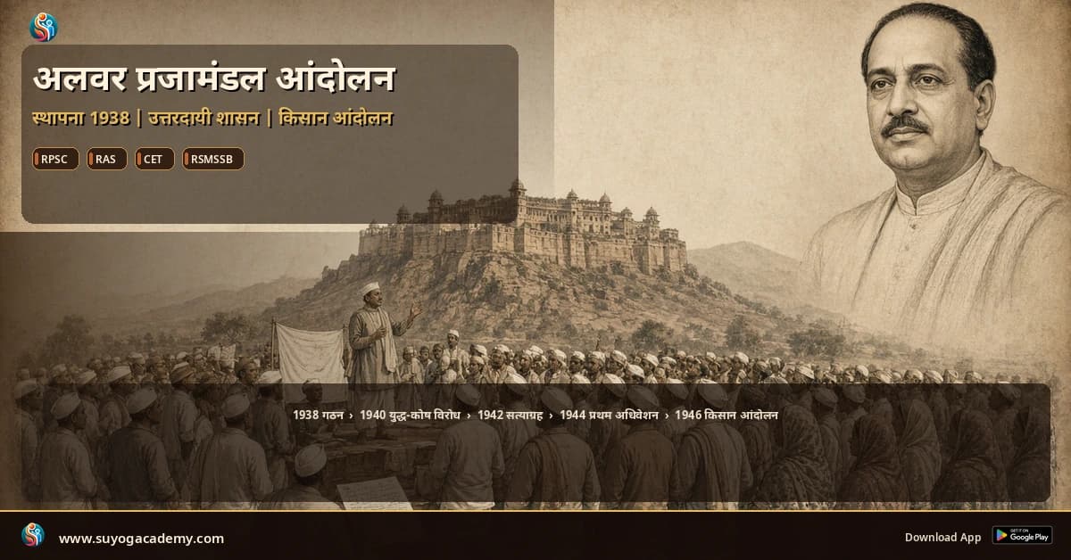 अलवर प्रजामंडल आंदोलन: स्थापना, नेता, सत्याग्रह, किसान आंदोलन और संपूर्ण इतिहास