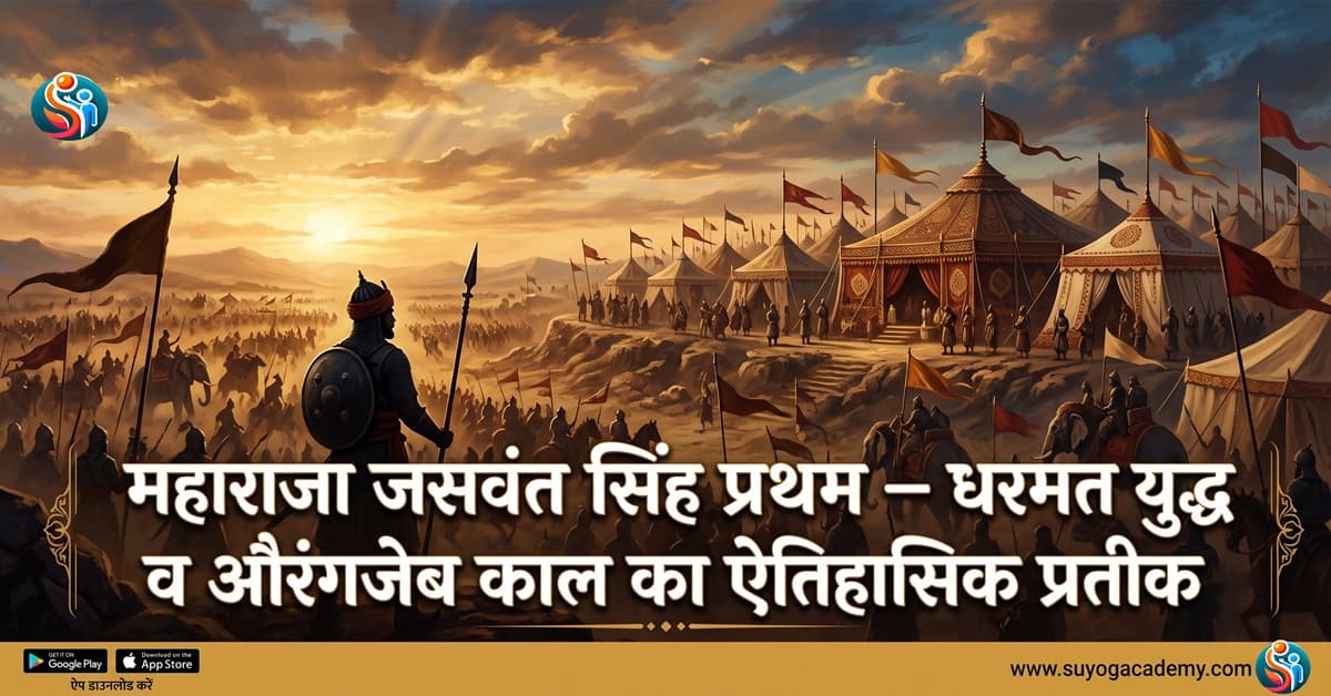 मारवाड़ राजवंश — महाराजा जसवंत सिंह प्रथम: औरंगजेब काल का जटिल अध्याय (RPSC विशेष)