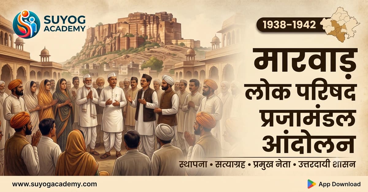 मारवाड़ लोक परिषद एवं प्रजामंडल आंदोलन: संपूर्ण इतिहास, प्रमुख नेता और घटनाएँ