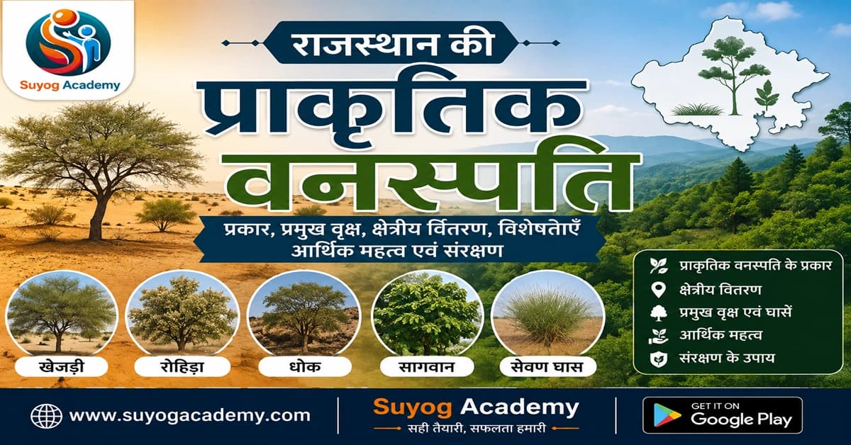 राजस्थान की प्राकृतिक वनस्पति