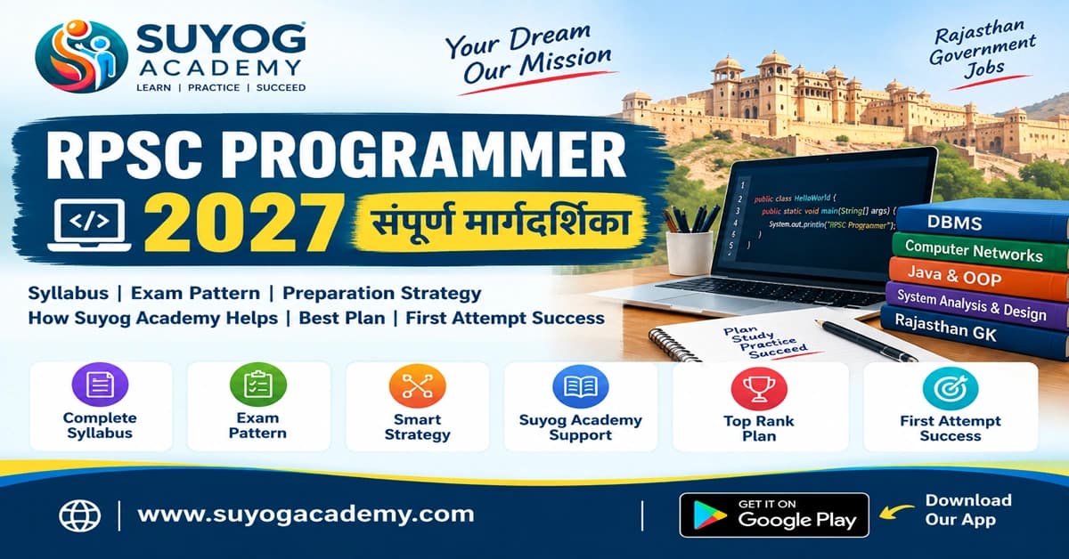 RPSC Programmer Syllabus 2027: Complete Syllabus, Preparation Strategy & First-Attempt Success Plan