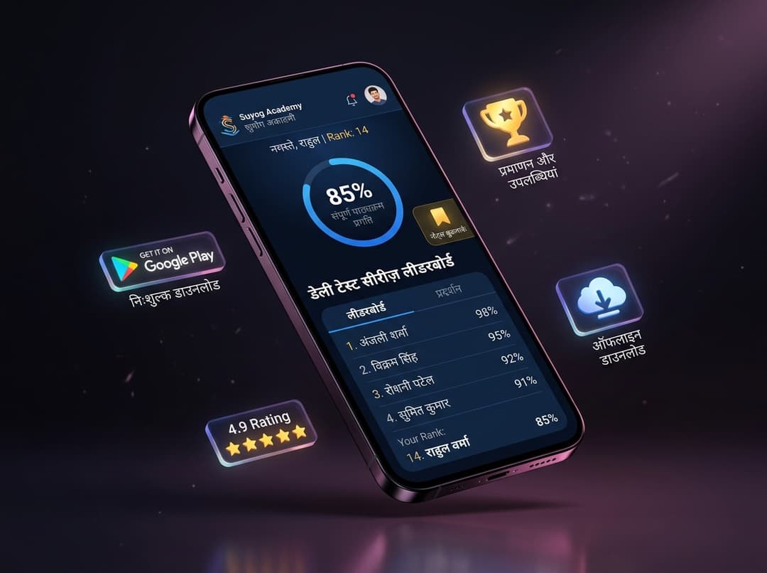 Suyog Academy Official Android Mobile App Preview