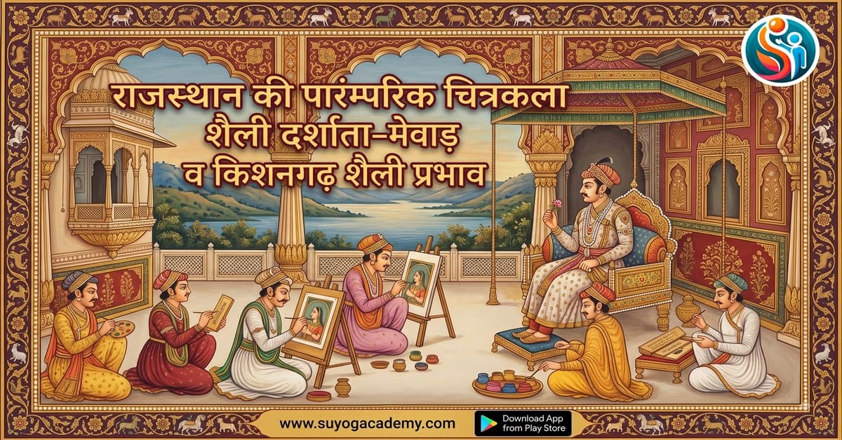 राजस्थान की चित्रकला शैलियाँ: संपूर्ण अध्ययन (मेवाड़, मारवाड़, ढूंढाड़, हाड़ौती, किशनगढ़)