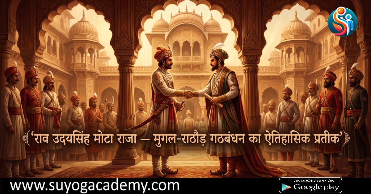 मारवाड़ राजवंश — राव उदयसिंह "मोटा राजा": मुगल-राजपूत गठबंधन के शिल्पकार (RPSC विशेष)