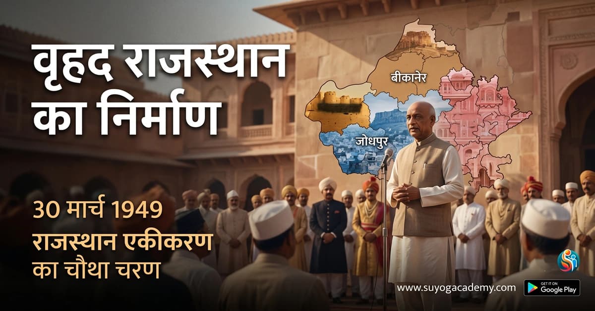 वृहद राजस्थान का निर्माण: 30 मार्च 1949 का इतिहास
