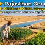 राजस्थान भूगोल के महत्वपूर्ण विषय Krishi and Krishi Jalvayu
